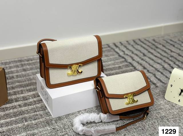 配盒子 今年的赛琳Celine凯旋门系列必须种草，太好看啦！火爆全球的它已经有众多博主，网红都在纷纷打卡。每一款凯旋门都有它独特的魅力，这款豆腐包真心好看，休闲