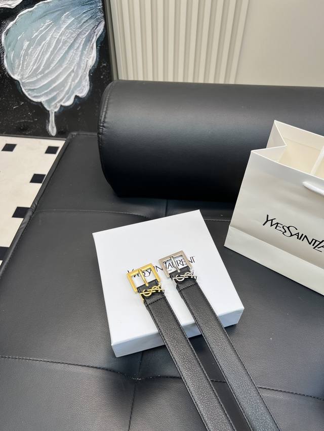 升级版 Ysl！ ！高版本 腰带 嘿哈 原单牛皮皮带～热门款 皮带里面最火的啦～质量很好 全套包装！五金绝对不褪色 皮带头和专柜一样的哦～ 配礼盒手提袋发票