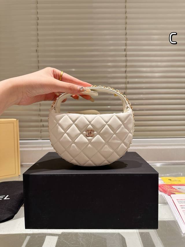 Chanel23C呼啦圈黑金手提包 全,全套Chanel香奈儿23C呼啦圈黑金手提包 可爱到爆炸可Diy链条肩背香奈儿女孩冲