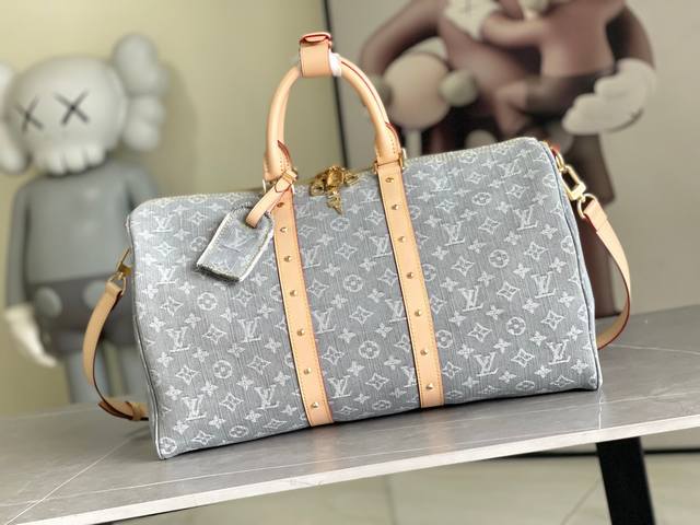顶级原单M13748 Keepall BandoulièRe 45 旅行袋 -22 秋冬秀场揭秘 Everyday Lv 胶囊系列 Keepall Bandou