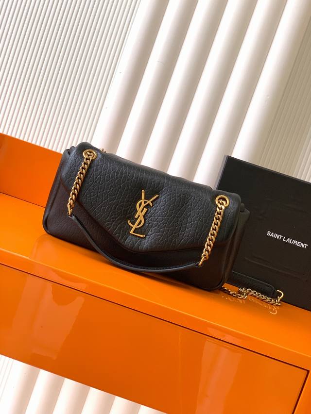 P 独家背景 克大象纹羊皮 金 Calypso_大象纹羊皮链条包！进口意大利羊皮制作，手感柔软细腻，经典的Y家Logo、链条及扣眼五金均采用巴金哑光五金，包袋开