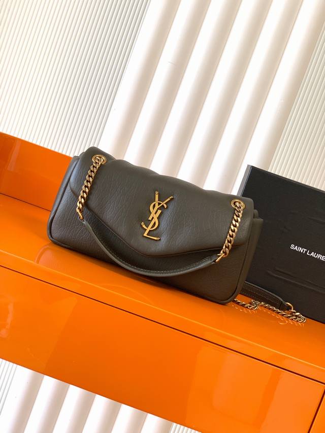 P 独家背景 绿大象纹羊皮 金 Calypso_大象纹羊皮链条包！进口意大利羊皮制作，手感柔软细腻，经典的Y家Logo、链条及扣眼五金均采用巴金哑光五金，包袋开