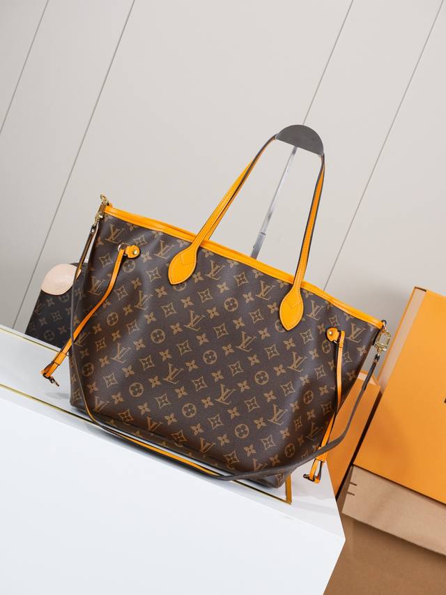 动态163C01芯片 M12779黄双面 顶级原单 独家背景实拍 本款 Neverfull BandoulièRe Inside Out 中号手袋取材 Mono