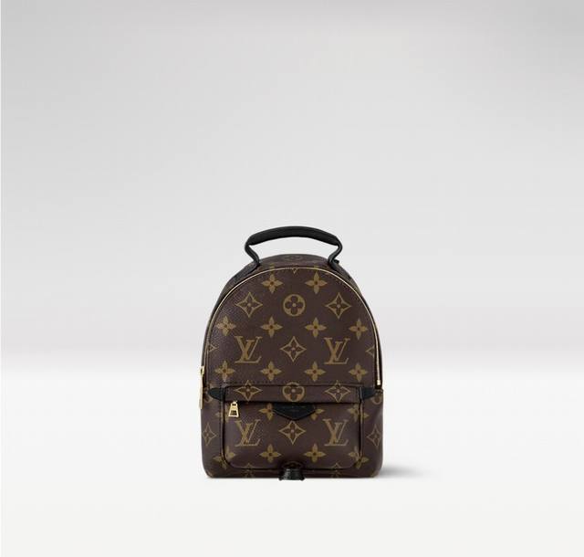新版本 顶级原单 品质M44873 Mini 背包 Monogram Backpack Mini 双肩包彩色花Nicolas GhesquièRe赋予此款背包惊