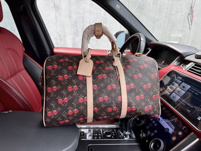 高端货 新款 “Louis Vuitton”Lv旅行袋 路易威登旅行袋 M13764 Louis Vuitton X Takashi Murakami 村上隆