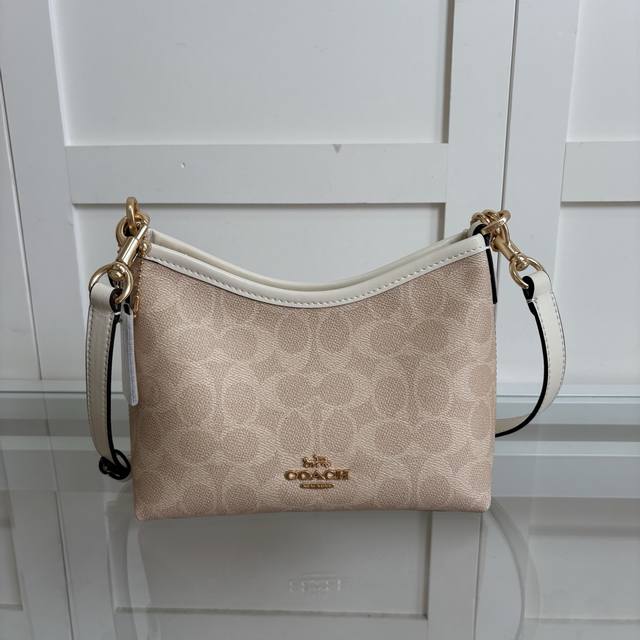 新款Coa*H蔻家女包Laurel流浪包小号单肩斜跨手提包腋下包 Cbh15 尺寸 19*8*15