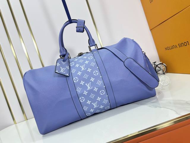 升级原版 M30941黄色 M30885白色 M53776银色 M30235克色 Mtaigarama 系列全新推出此款 Keepall旅行包 采用柔韧 Tag