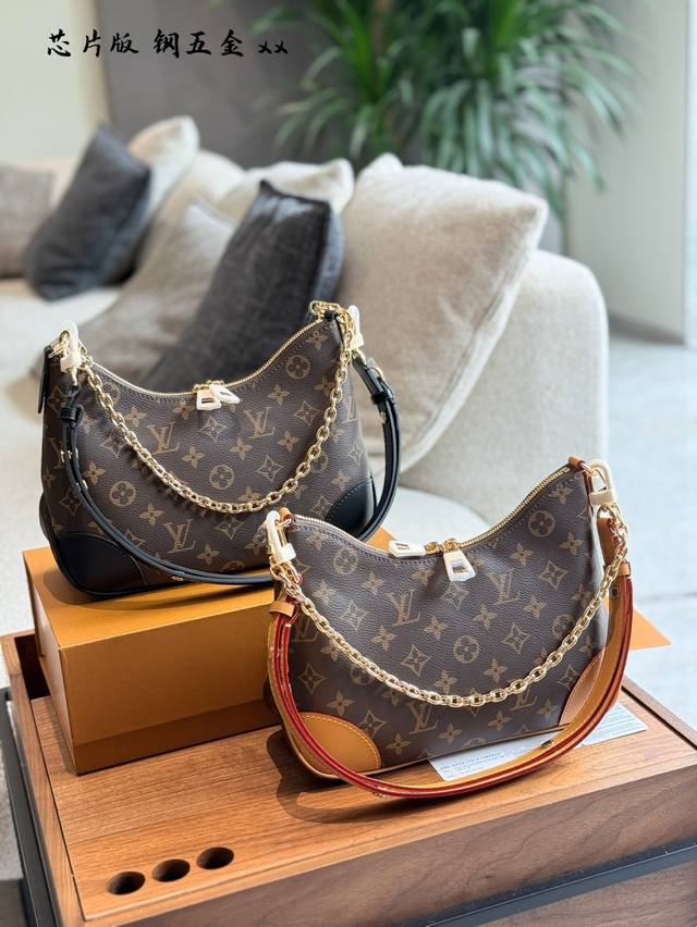 小号牛角包升级芯片版 Lv老花牛角包 单肩斜挎中古 Vintage包包V老花村上隆限定薇薇安女包Lv老花限定 ！超美！好多网红潮人都在背 单肩斜挎背这款包看着简