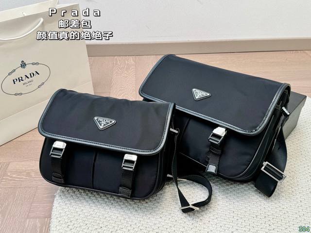 P190 普拉达Prada邮差包 在时尚中增加柔美感 颜值真的绝绝子 谁看能不心动呢 尺寸30 23 25 19