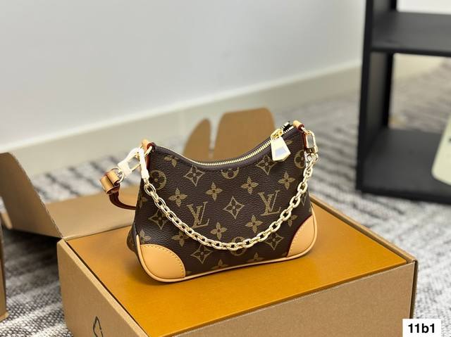 迷你 配折叠盒子 Lv新包包可爱版小牛角 小小的一只真的很可爱