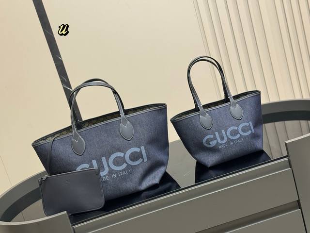 双面可用 Gucci 购物袋 古奇发现一-款可以随便 一塞就出门的酷奇Ophidiatote购物袋， 一定是最适合洒脱随性的小仙女了， 尺寸: 25Cm 35C