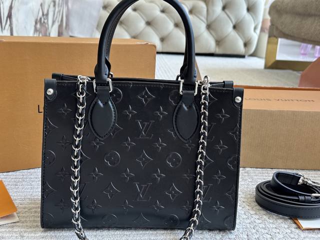 配盒 Size：25*19Cm 质量超好 懂货来 整个包高品质 Onthego小号手袋 搜索 L家 Onthego购物袋