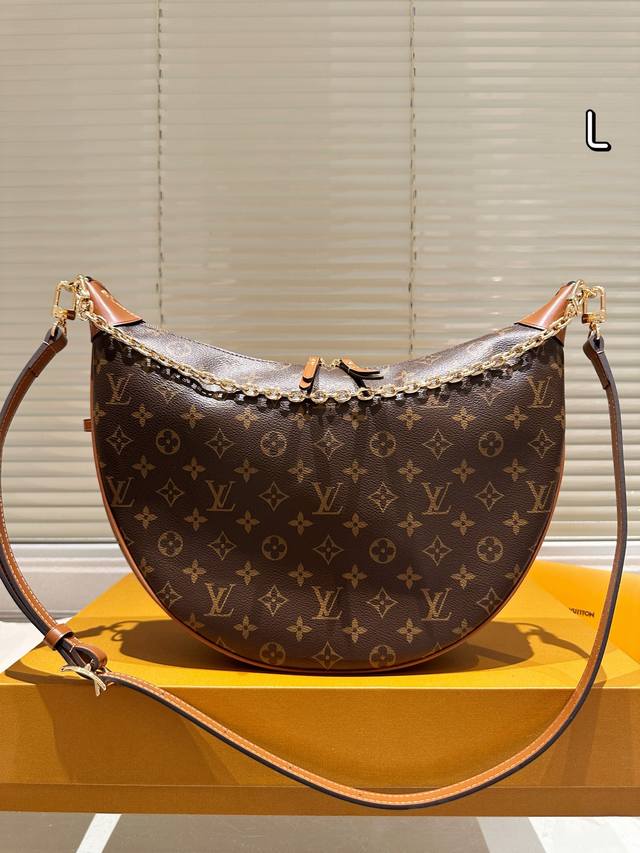 升级版 配盒 尺寸35.28 Lv大月亮包 优雅流畅 气场十足 时髦又精致 颜值天花板 升级版 配盒 尺寸35.28 Lv大月亮包 优雅流畅 气场十足 时髦又精致 颜值天花板