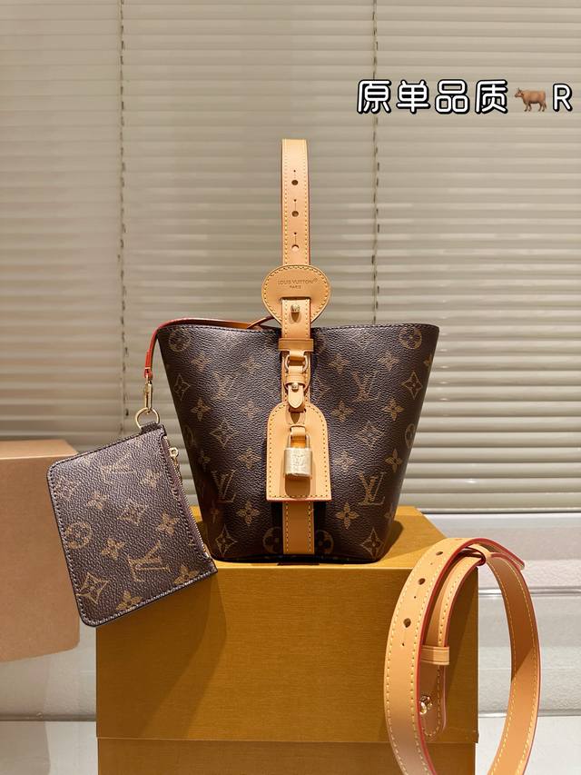 原单 配礼盒新品 Lv专柜最新款All In Bb手提包 预测即将是下一个大爆款 尺寸17.19