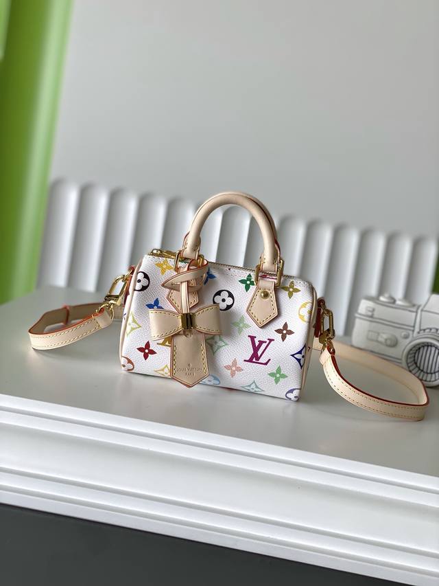 正品级 M13391 16X10X7.5 Nano Speedy 白彩枕头包 顶级原单 变码芯片