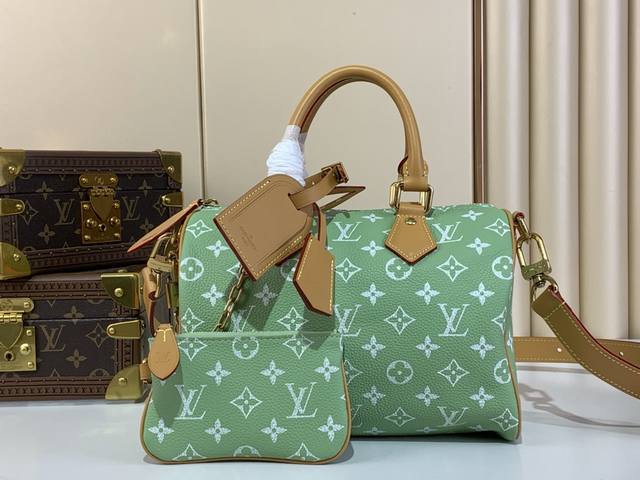 顶级原厂 Speedy P10 BandoulièRe25 手袋 M24437 M13912 M24440新果绿色 本款 Speedy P10 Bandouli