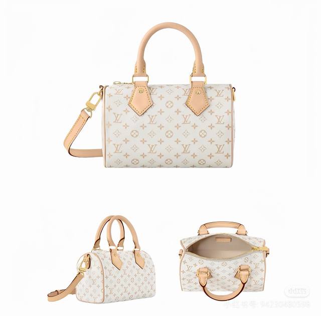 特级Mb芯片版原厂皮 枕头包Speedy系列 Speedy BandoulièRe 20 型号：M12747牛仔动态芯片版 材料：A级全钢五金，进口原厂面料 包