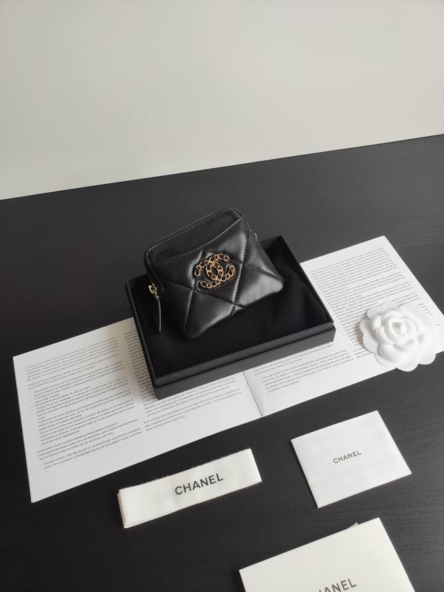 现货 现货 Ohanel 21新款19系列羊皮零钱包 卡包 2086 尺寸：12Cm