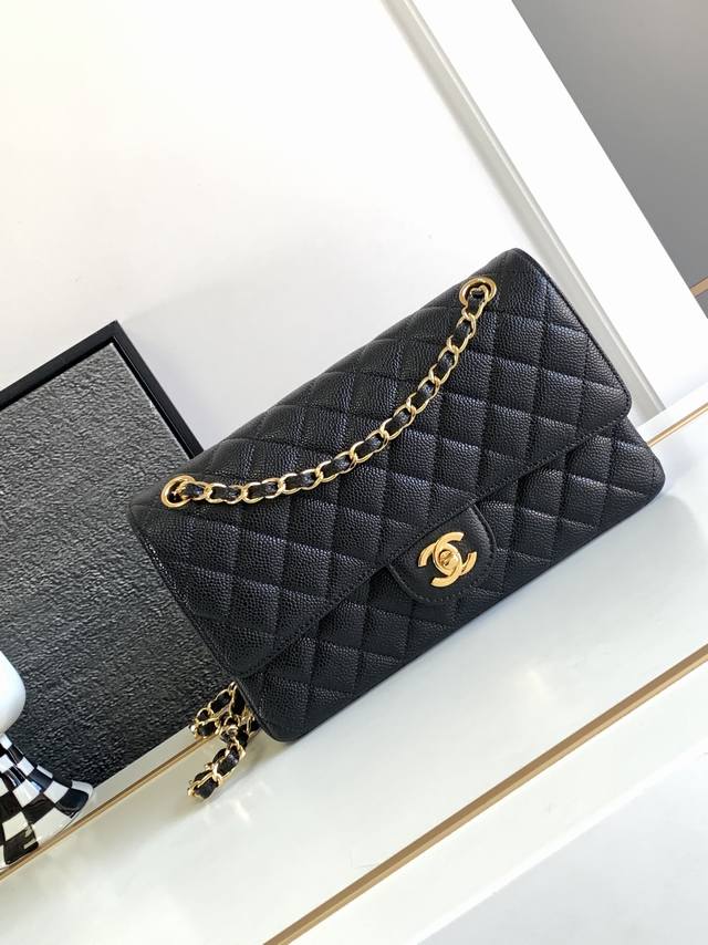 号［四季平安版］Cf 25.5Cm经典鱼子酱球纹 最新金属防伪标 现货 绝对拥有全网最高性价比 皮料：独家进口定制球纹牛皮配全钢五金 颜色：经典黑！Classi