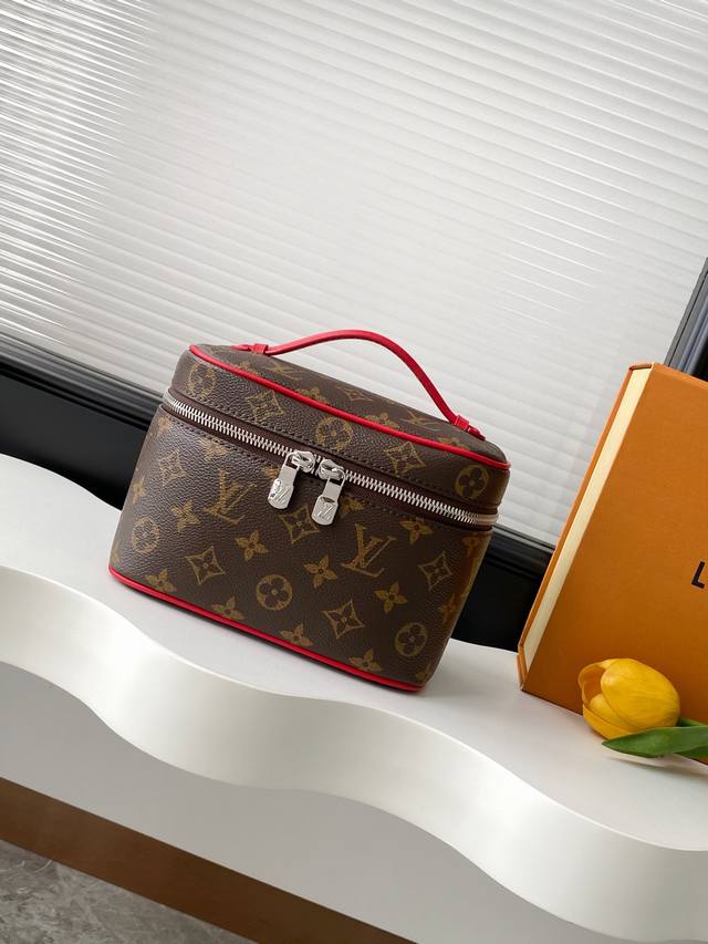 动态163C芯片 顶级原单加强版 M12650玫红 M12654黄色 M12647蓝色 M12650大红 本款 Nice 迷你化妆包选用 Monogram Ma