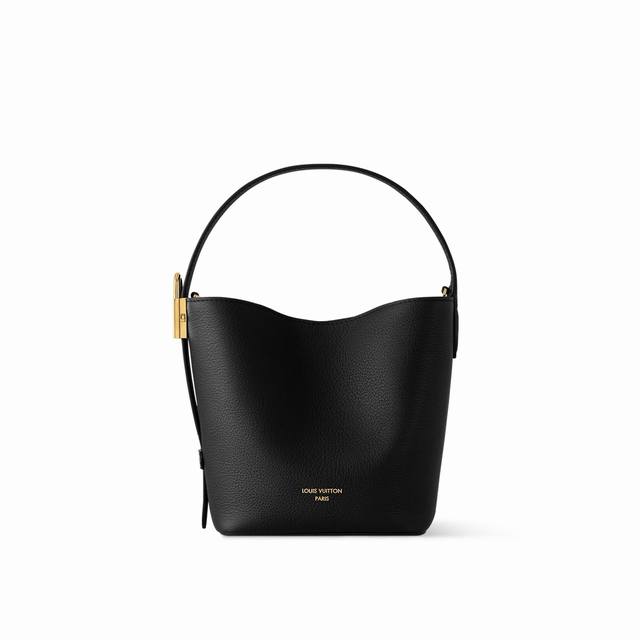 M25543黑色 官网图 全皮水桶包 Low Key All In Bb 手袋