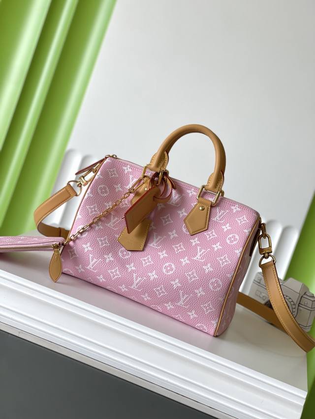 正品级 M13914 30×21×17 Speedy P10 全皮枕头包 顶级原单 变码芯片