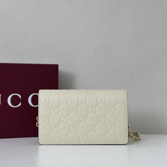 专柜品质，顶级原单货，实物实拍！款号818705白荔压G，尺寸：宽20X高12.5X侧宽4.5Cm，