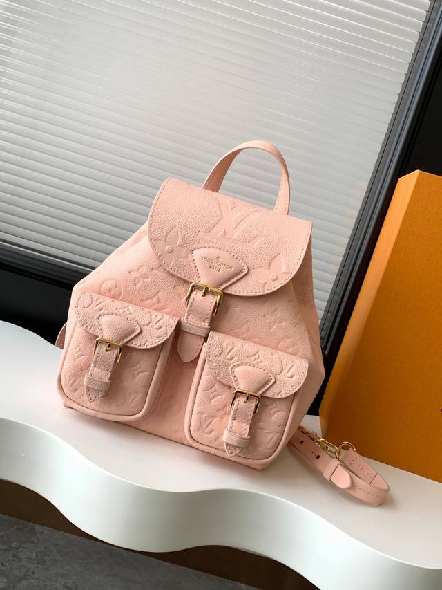 动态163C01芯片 顶级原单加强版 M47072黑色 M47106奶白 M47074粉色 M12987粉印 顶级原单本款 Backup 双肩包取材 Monog