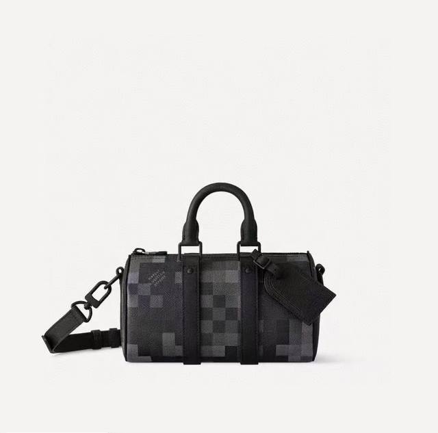 163C01 芯片 M14919 M13166顶级原单 动态变码本款 Keepall BandoulièRe 25 手袋浓缩经典 Keepall 旅行袋设计，以