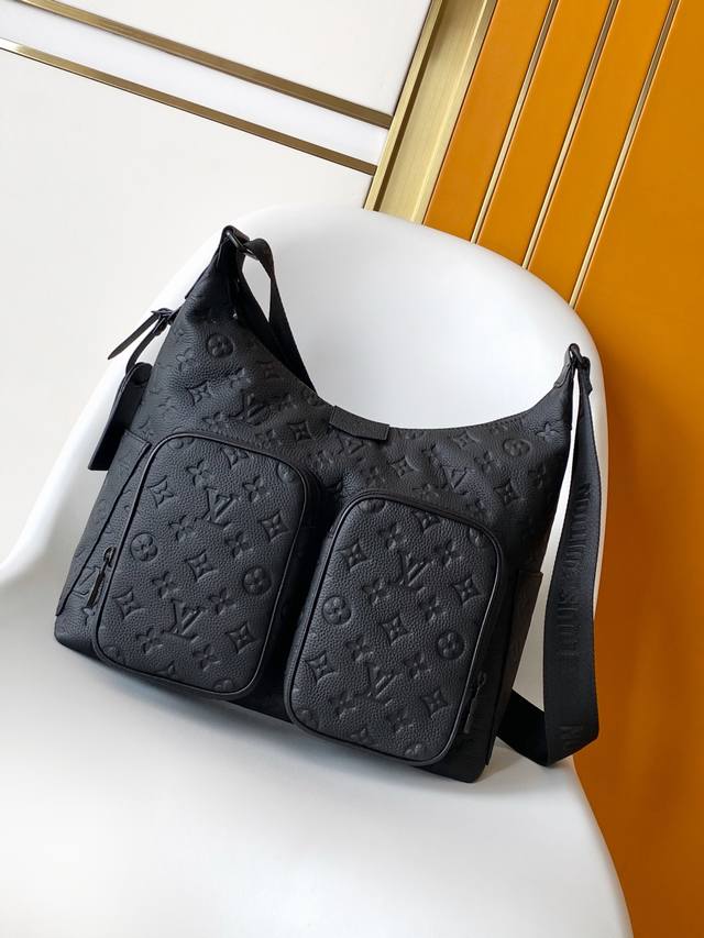 M14778 顶级原单 动态163 本款 Hobo Cargo 手袋取材柔软 Monogram Shadow 牛皮革，以 Monogram 压纹图案流露典雅气息