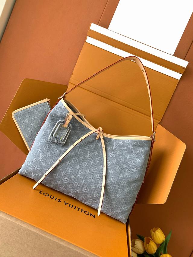 出厂价P 特级Mb牛仔布 Carryall 中号手袋 型号：M13289 材料：A+级全钢五金，进口高弹面料 包装：全套特级免税Mb包装 尺寸：30 X 15