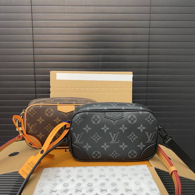 Louisvuitton 路易威登 Lv Ss25 Trocadero 迷你单肩斜挎包 相机包 Monogram帆布仿古牛皮饰边 配送飞机礼盒 13 X 20