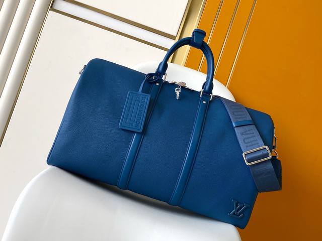 顶级原单 163C芯片 M23727 本款 Keepall BandoulièRe 50 旅行袋为 Monogram Shadow 皮革铺陈全幅 Monogra