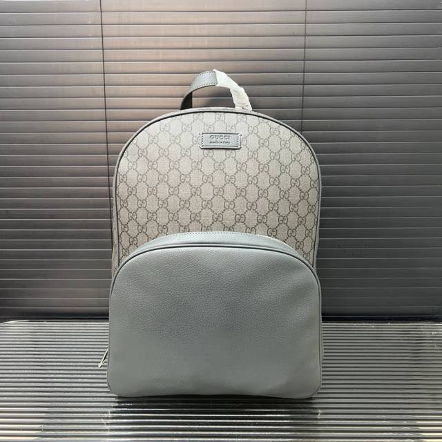 Gucci 古奇 Gg印花背包 大容量双肩包 书包 男女通用 原厂面料 顶级做工 高端货 规格 40 X 29Cm