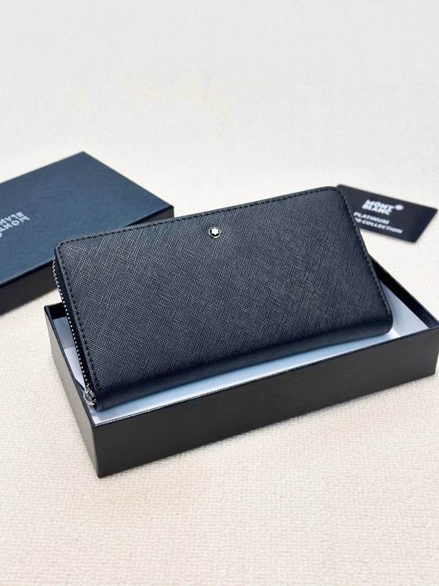 颜色 黑尺寸 21X11万宝龙手包十字纹牛皮，一流手感媲美专柜正品，看细节多卡位大容量，现货供应