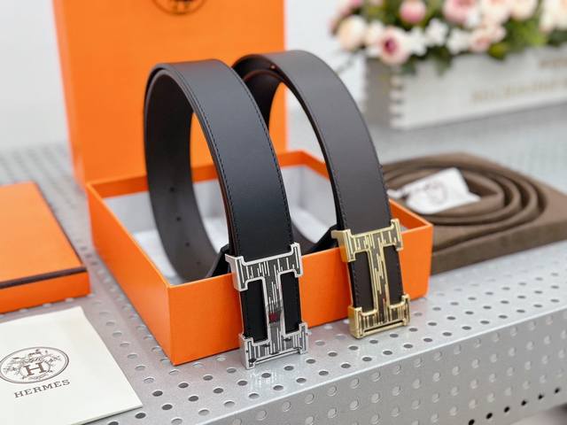 每一个男人都有一个爱马仕梦[机智] 爱马仕H扣大气不显老，很有设计感，比较时尚，寓意也好H 發-腰缠万贯 进口意大利最新原单新款 柜限量上市 娱乐周刊主推款 精