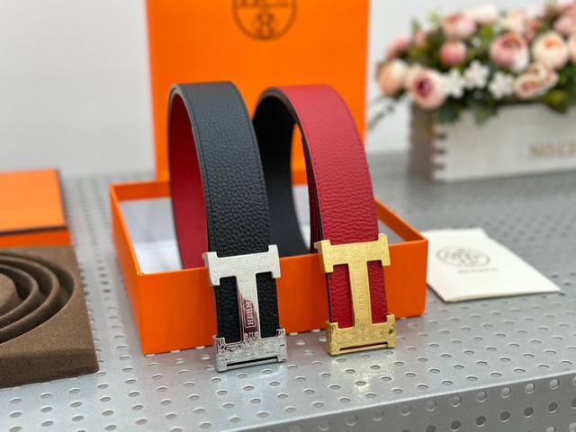 每一个男人都有一个爱马仕梦[机智] 爱马仕H扣大气不显老，很有设计感，比较时尚，寓意也好H 發-腰缠万贯 进口意大利最新原单新款 柜限量上市 娱乐周刊主推款 精