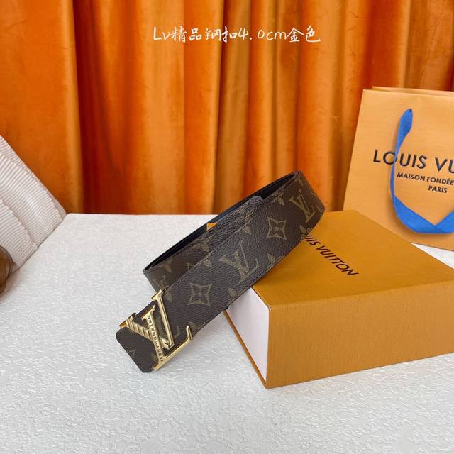 Louis Vuitton驴牌 ：经典原单品质，经典印花面原版平纹底，搭配原单精品钢扣，精工制作，细节看图，实物拍摄，高端奢华，宽度4.0Cm
