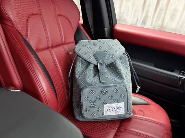 高端货 新款 “ Louis Vuitton ”Lv双肩包 路易威登双肩包 M22534-包 Fw23新品 Louis Vuitton Montsouris 复