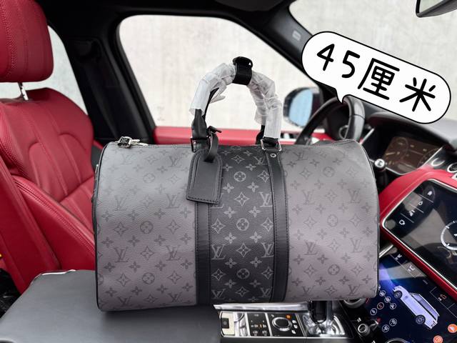 高端货 新款 “ Louis Vuitton ”Lv旅行袋路易威登旅行袋 M45392 Louis Vuitton KeepallbandoulièRe 45老