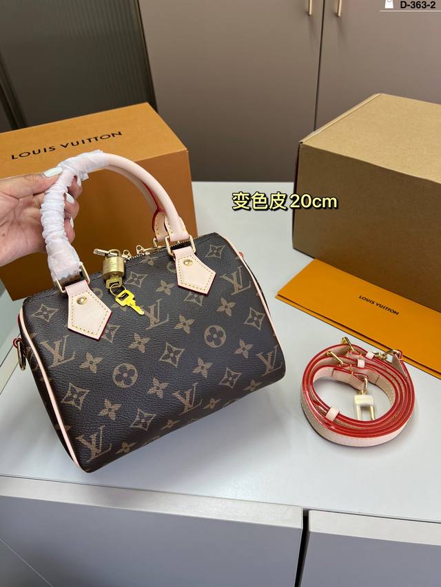 Lv路易斯威登枕头包 经典系列 时尚百搭独特的艺术气息 颜值高 日常出街首选 D-363-2尺寸20×15折叠盒飞机盒