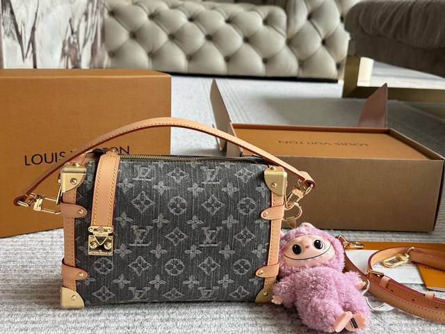 复刻版 Size：23*16Cm 超时空爆款 Lv 23王炸新款包Trunk 谷爱凌 走秀小软箱S来了终于 超级洋气 Upupup 搜索Lv 软箱子 盒子 全套