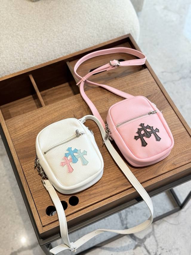 克罗心牛皮手机包14×18配盒子