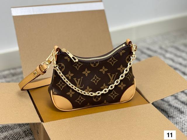 迷你 配飞机盒折叠盒子 Lv新包包可爱版小牛角 小小的一只真的很可爱