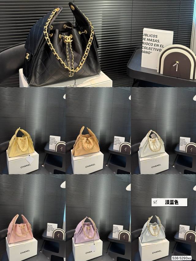 配飞机盒折叠盒子 期待己久的香奈儿托特 时尚感十足，实用性也毫不逊色 无论是逛街、学会还是工作，都能成为你的最佳搭档 尺寸，26 20 货号5293