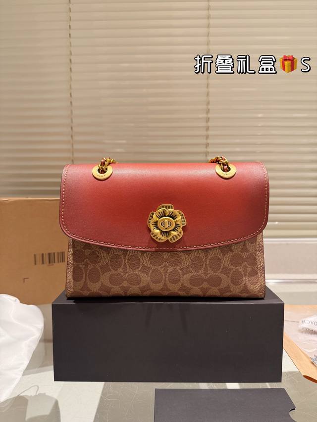 复刻版 牛皮 Coach 蔻驰* Parker 山茶花新款 -百搭神器 原单面料 皮质超级柔软 手感超好 小包包大容量 颜色刚刚好 精致的感觉 专柜尺寸 26