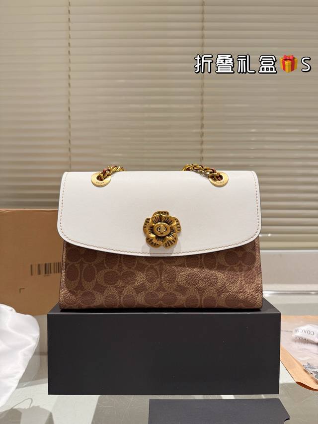 复刻版 牛皮 Coach 蔻驰* Parker 山茶花新款 -百搭神器 原单面料 皮质超级柔软 手感超好 小包包大容量 颜色刚刚好 精致的感觉 专柜尺寸 26