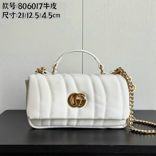 实拍# 款号：806017全牛皮 尺寸：21X高12.5X侧宽4.5 升级原版质量 原版重磅五金！