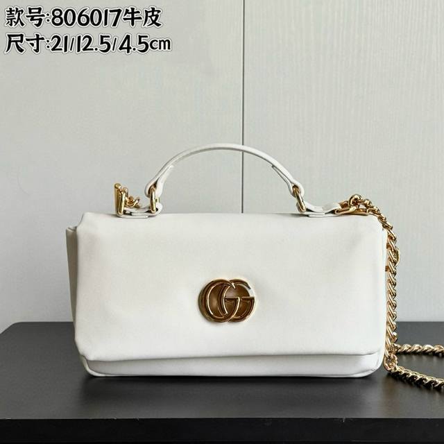 实拍# 款号：806017全牛皮 尺寸：21X高12.5X侧宽4.5 升级原版质量 原版重磅五金！