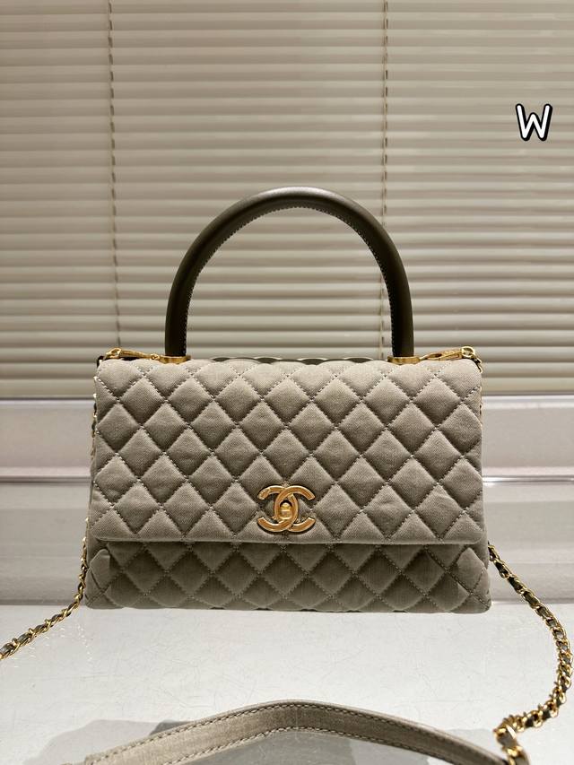 Chanel Cocohandle 丹宁抹茶绿29Cm无盒